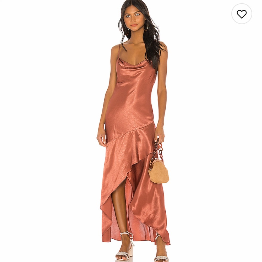 House of Harlow 1960 Copper Dress